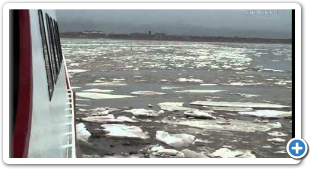 13.02.2012 - Fahrt durch das Eis von Norddeich nach Juist